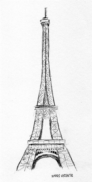 Eiffel Tower drawing
